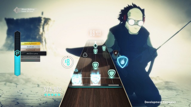 Uno screenshot del gameplay nella modalità "TV"