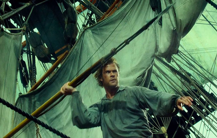 Chris Hemsworth è al cinema dal 3 dicembre con "Le origini di Moby Dick" di Ron Howard