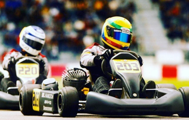Lewis Hamilton agli albori della sua carriera automobilistica