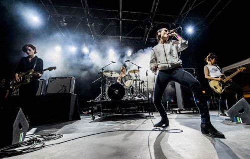 Le Savages sul palco dell'Ypsigrock. Foto Roberto Panucci