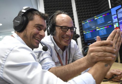 Guido Meda e Mauro Sanchini al lavoro per Sky Sport MotoGP HD (canale 208)