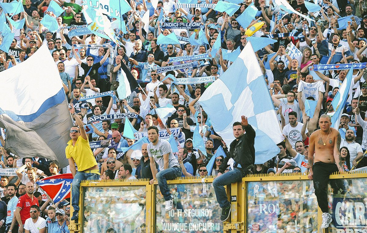 I tifosi del Napoli. Foto Getty