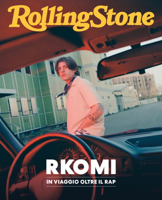 Rkomi sulla digital cover di Rolling Stone