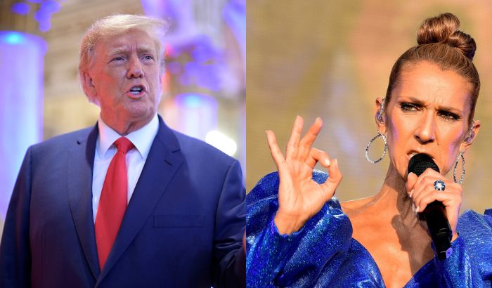 Donald Trump Céline Dion