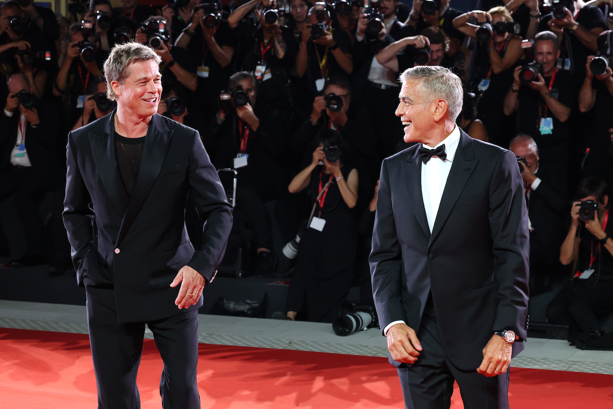 ‘Wolfs’, Brad Pitt e George Clooney divi allo specchio a Venezia 81