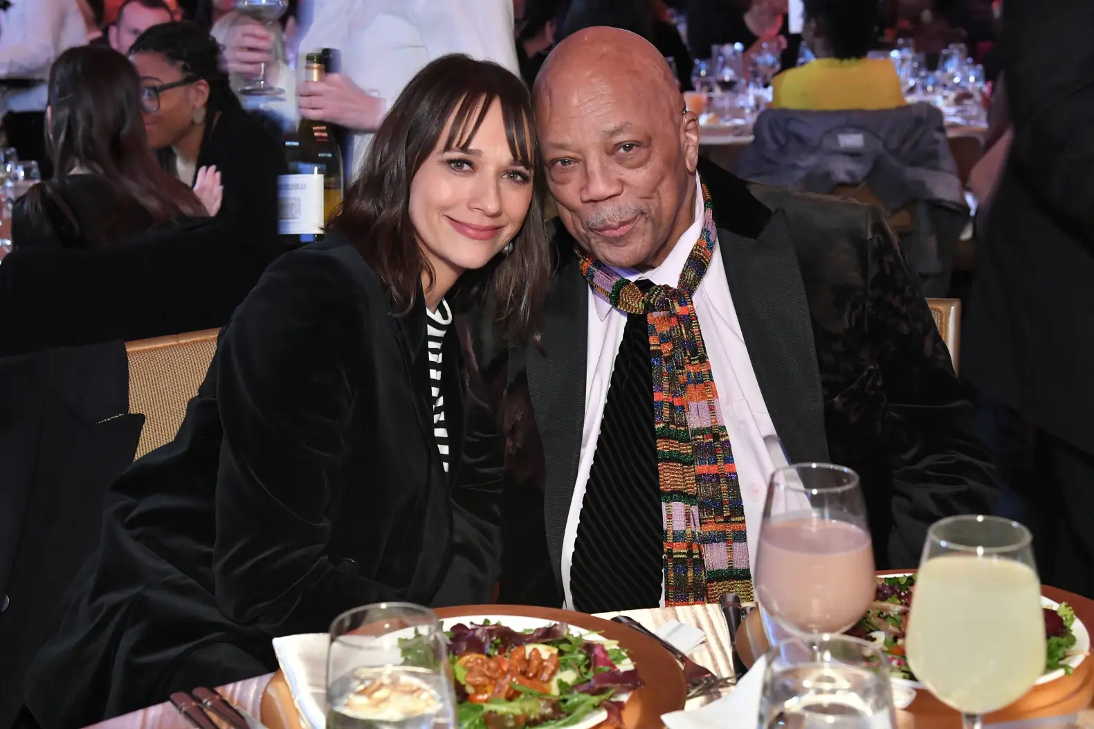 Rashinda Jones e Quincy Jones