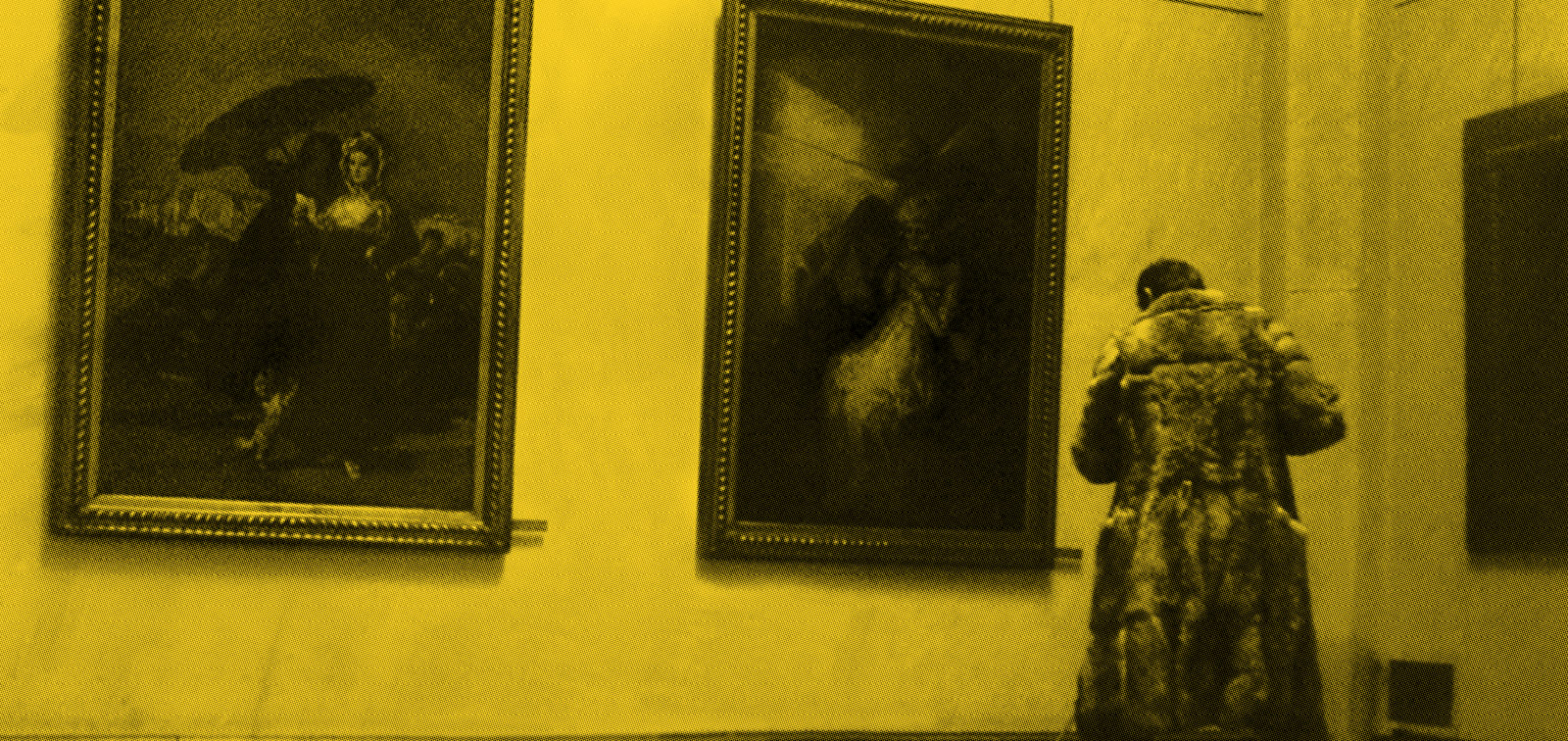 SIGMAR POLKE. Affinities Revealed_Sigmar Polke photographing the painting Old Women by Goya at Palais des Beaux Arts de Lille 1982_Copyright Britta Zoellner