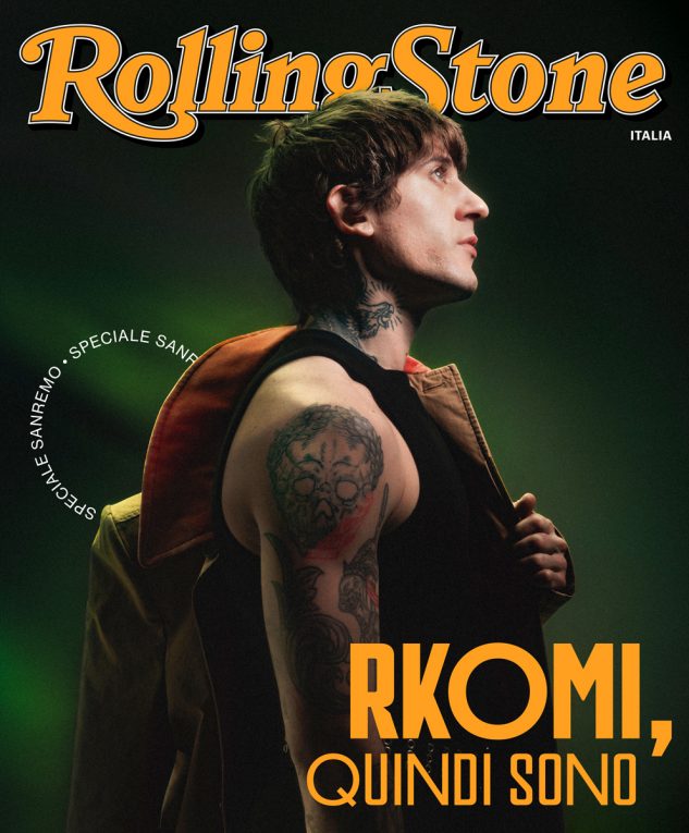 Rkomi digital cover Rolling Stone Italia