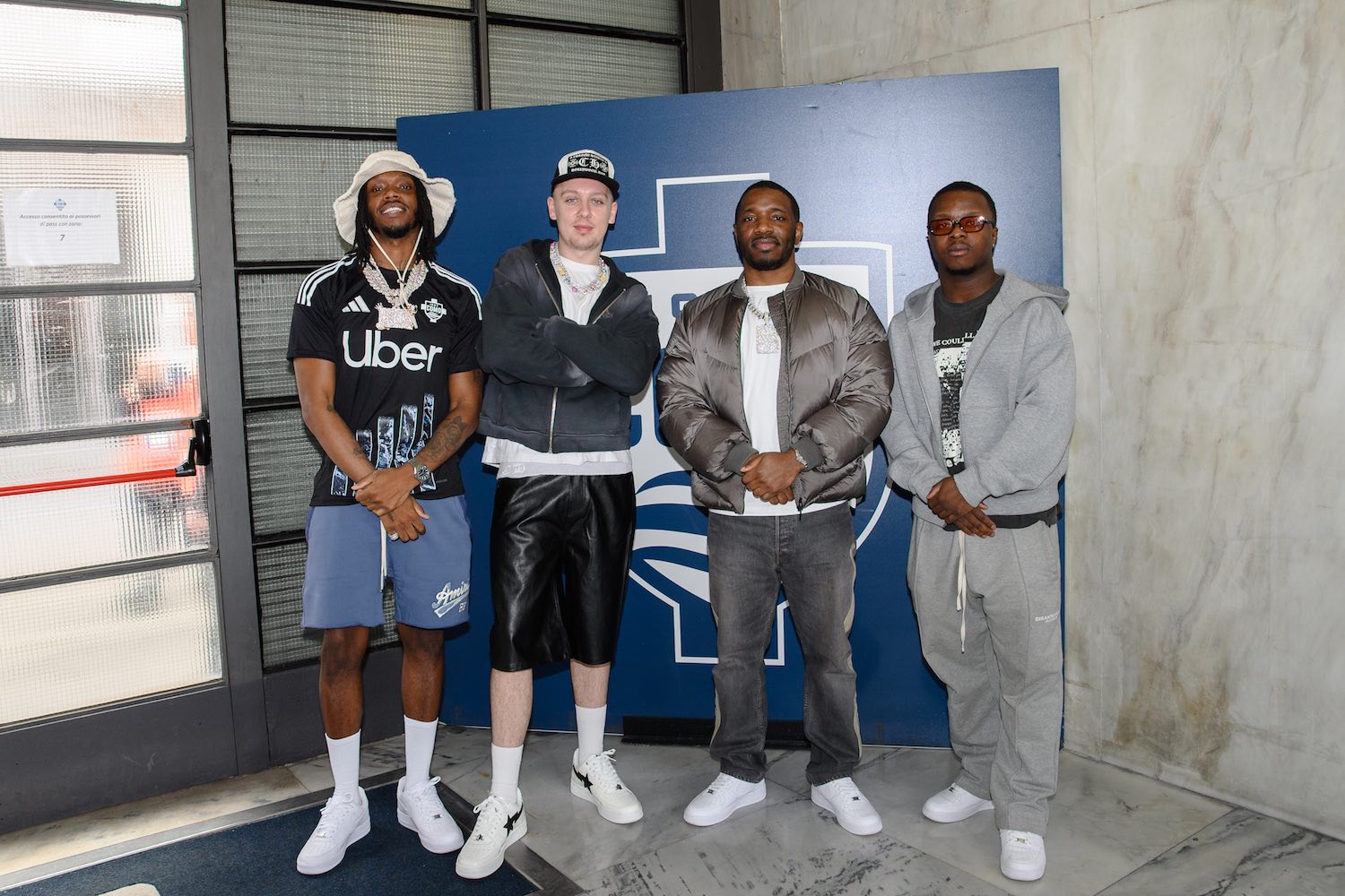 I rapper inglesi amano il Como: ecco Aitch e Krept x Konan allo stadio